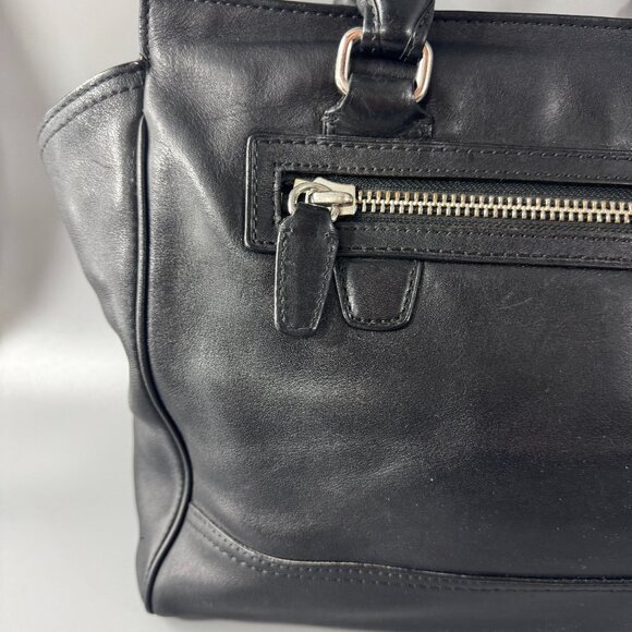 Coach # 19890P Legacy Candace Black Leather Carryall Shoulder Bag - Picture 6 of 15